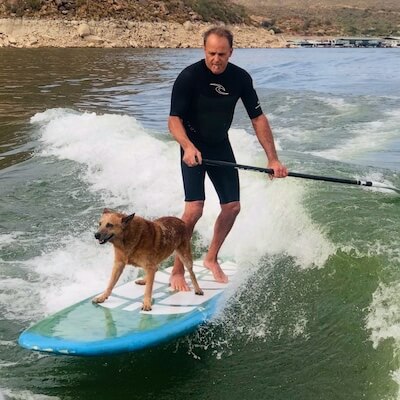 Chad Brockman Surfing